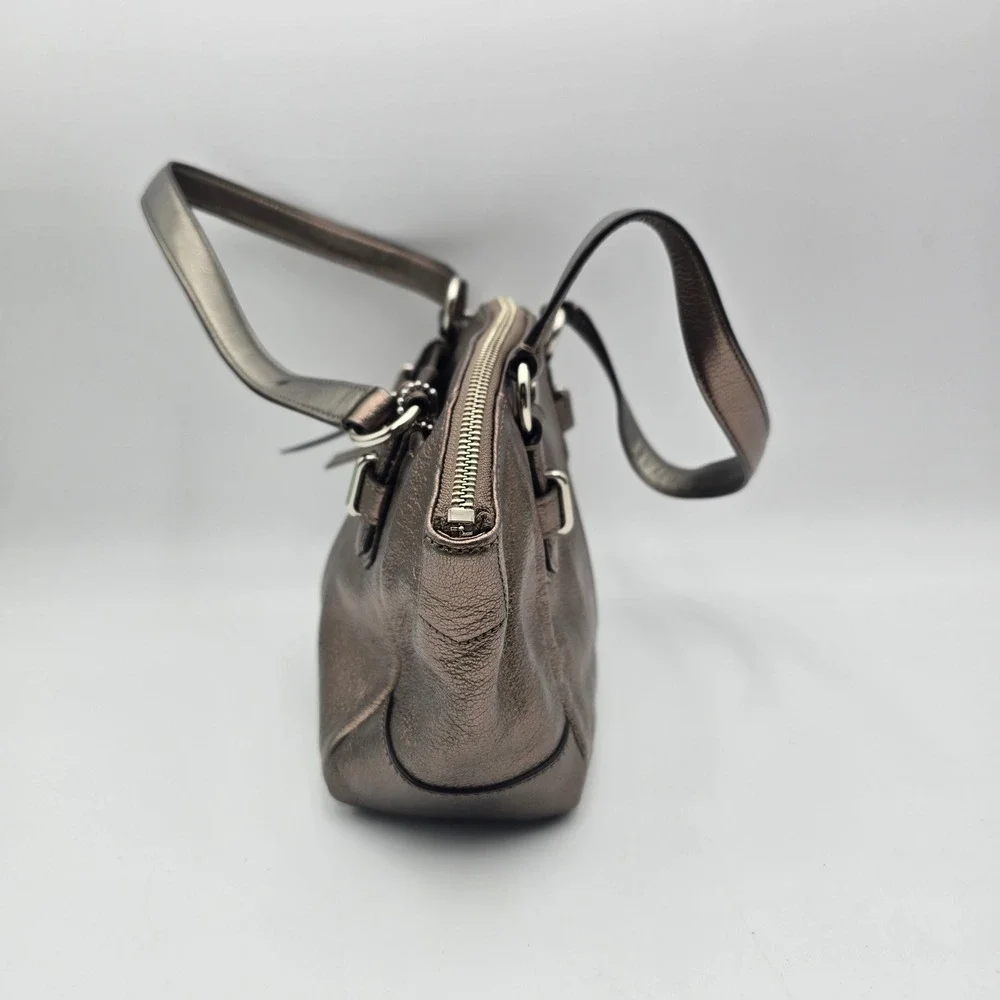 Coach metallic bronze